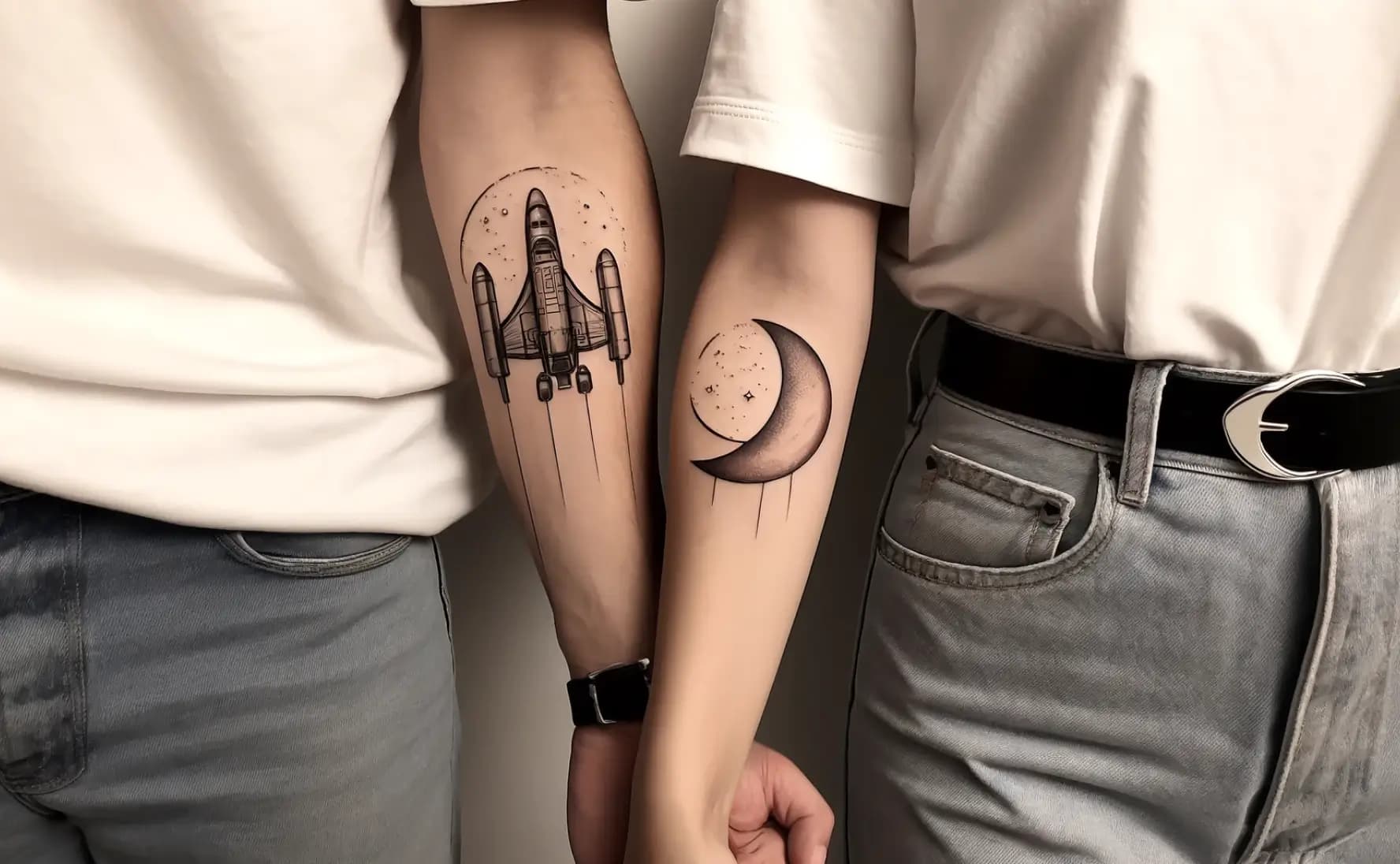 Male and Female Matching Tattoos